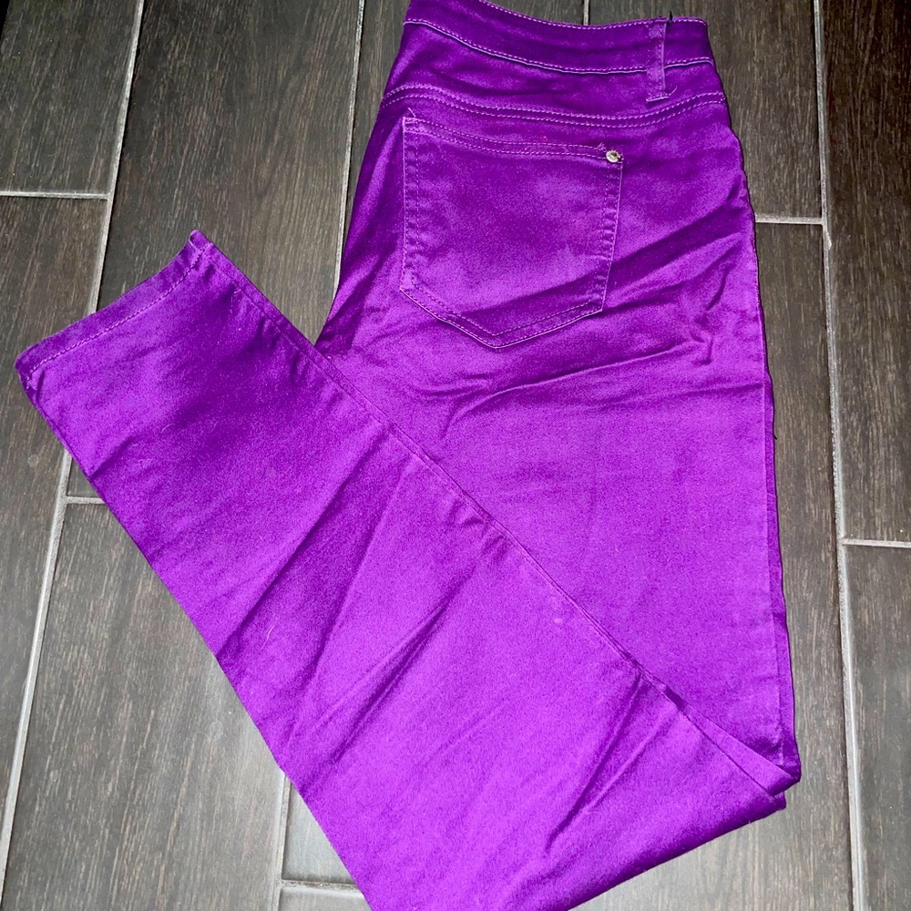 Purple Skinny’s Size 9